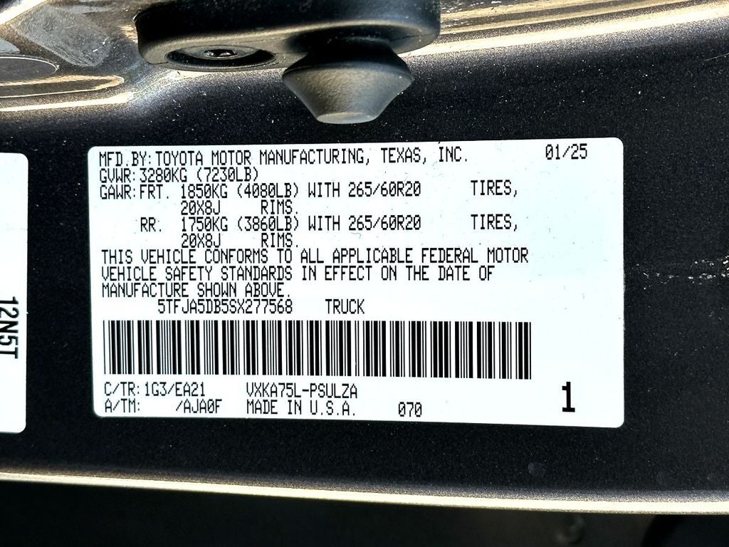 2025 Toyota Tundra Limited