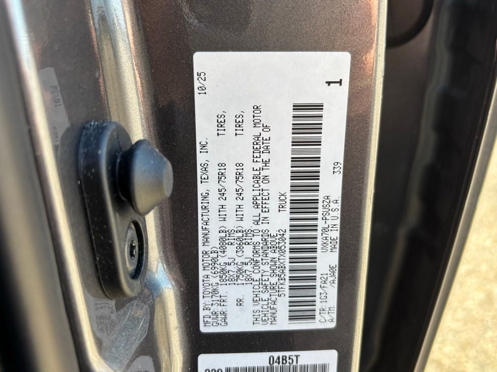 2026 Toyota Tundra SR