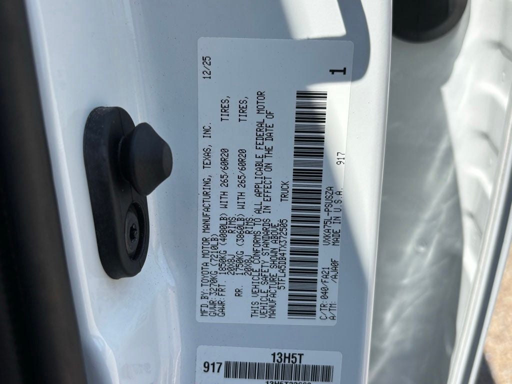 2026 Toyota Tundra SR5