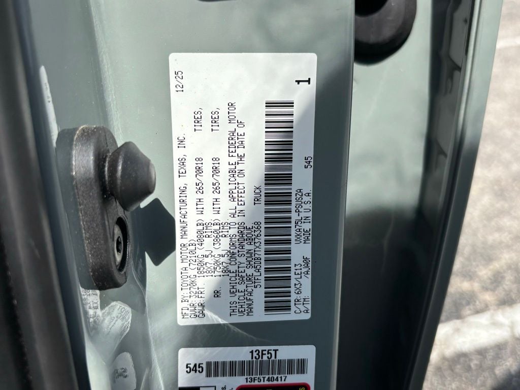 2026 Toyota Tundra SR5