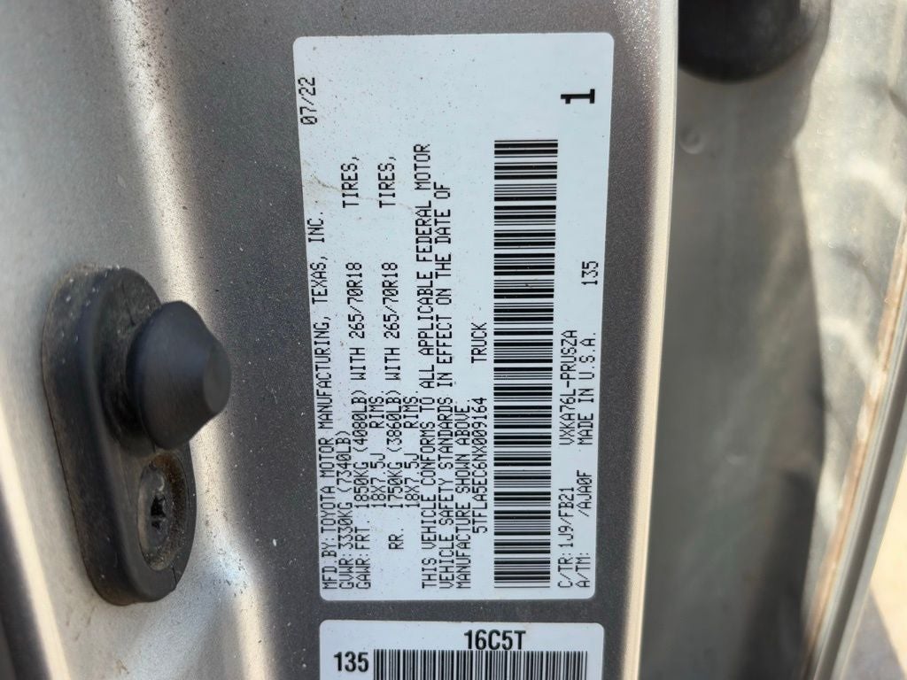 2022 Toyota Tundra SR5