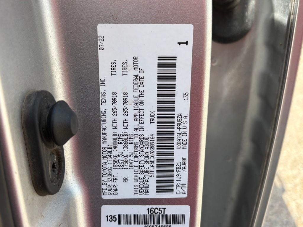 2022 Toyota Tundra SR5