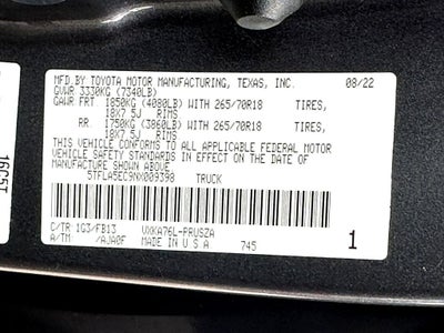 2022 Toyota Tundra SR5