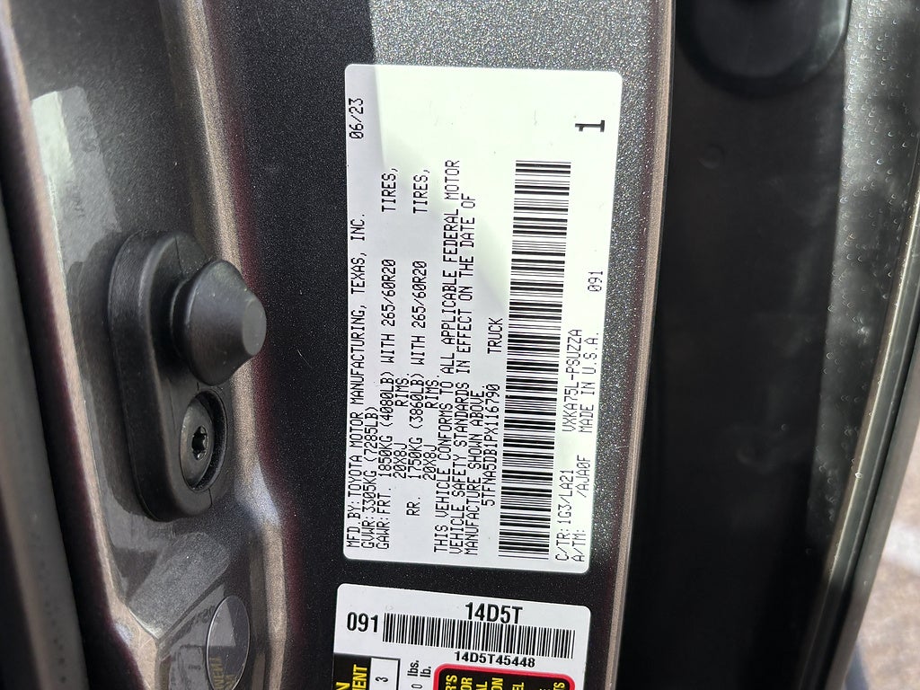 2023 Toyota Tundra 4WD Platinum