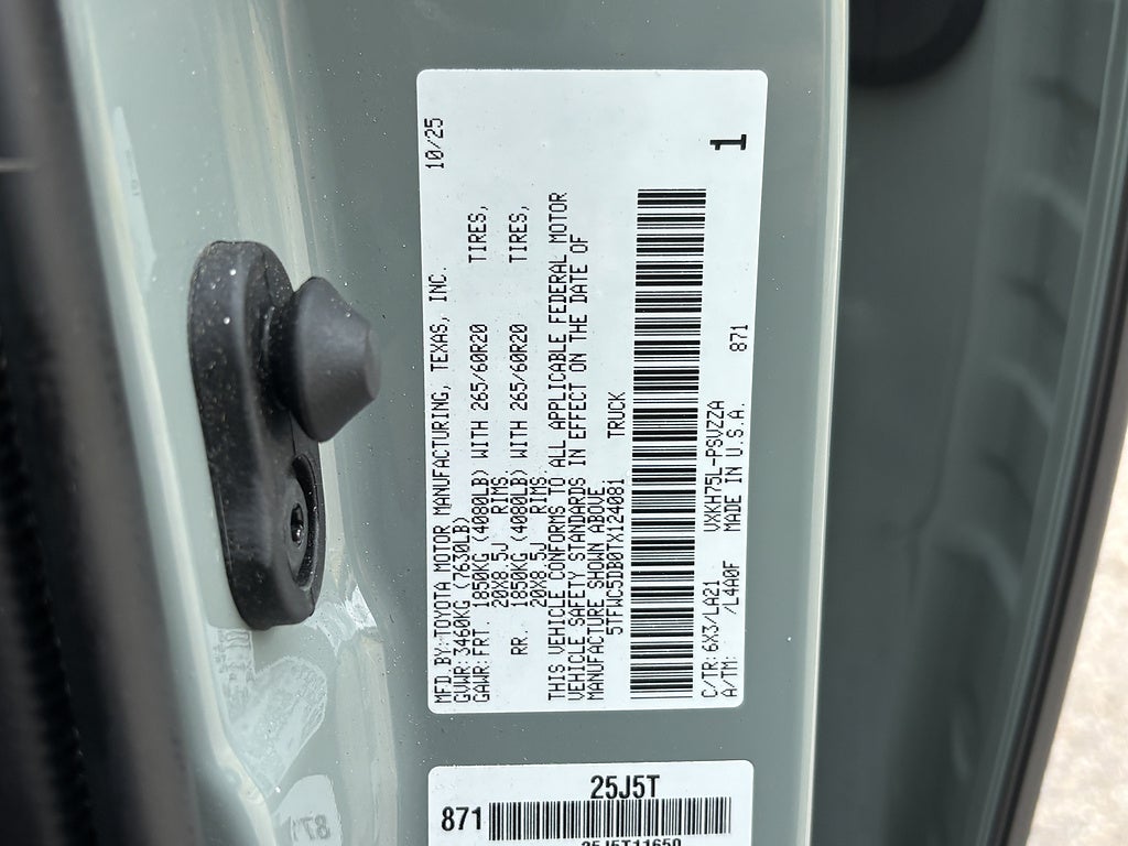 2026 Toyota Tundra 4WD Platinum HV