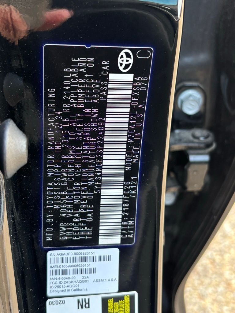 2025 Toyota Corolla SE