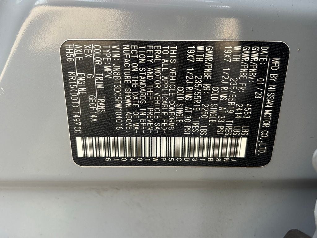 2023 Nissan Rogue Platinum