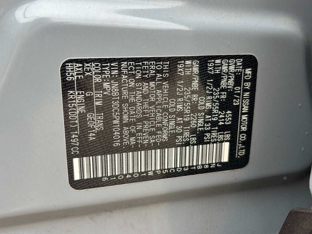 2023 Nissan Rogue Platinum