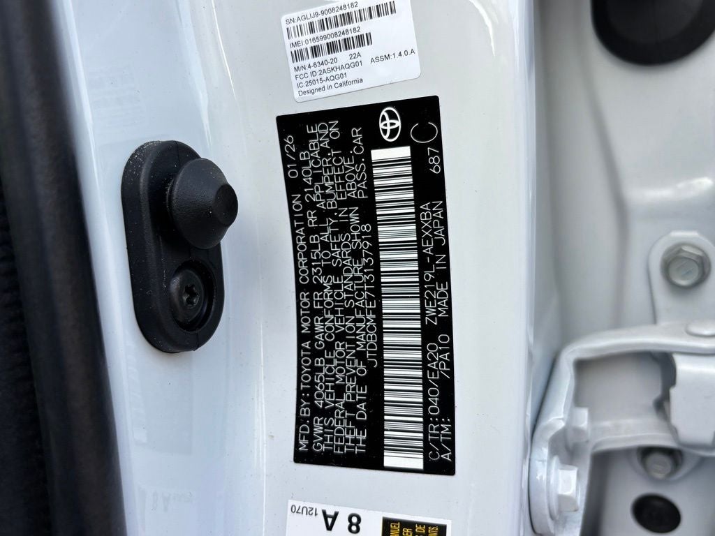 2026 Toyota Corolla Hybrid XLE