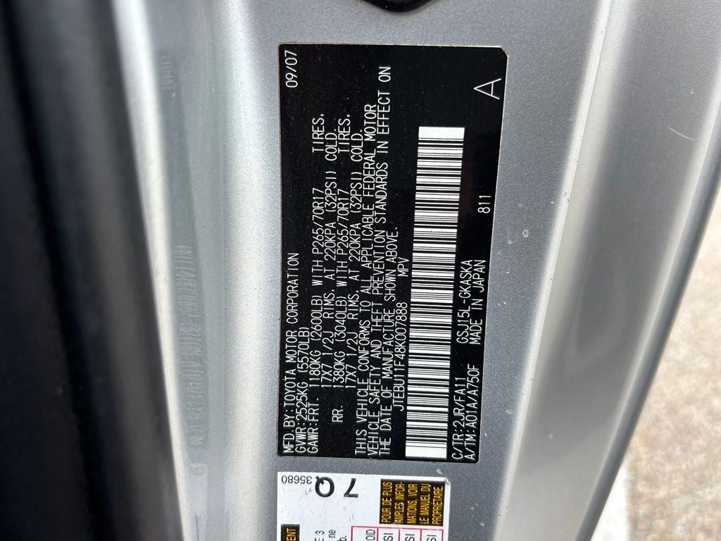 2008 Toyota FJ Cruiser Base