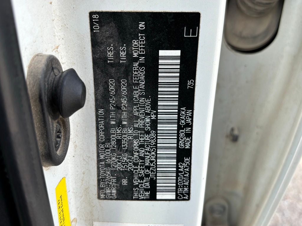 2019 Toyota 4Runner Limited