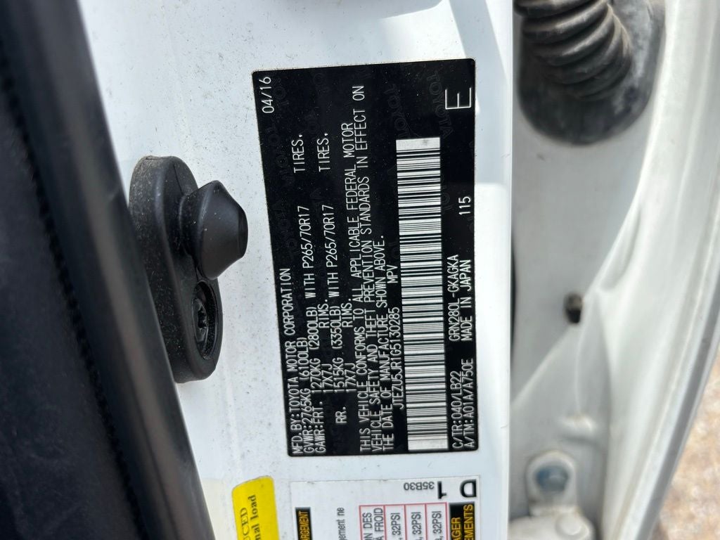 2016 Toyota 4Runner SR5