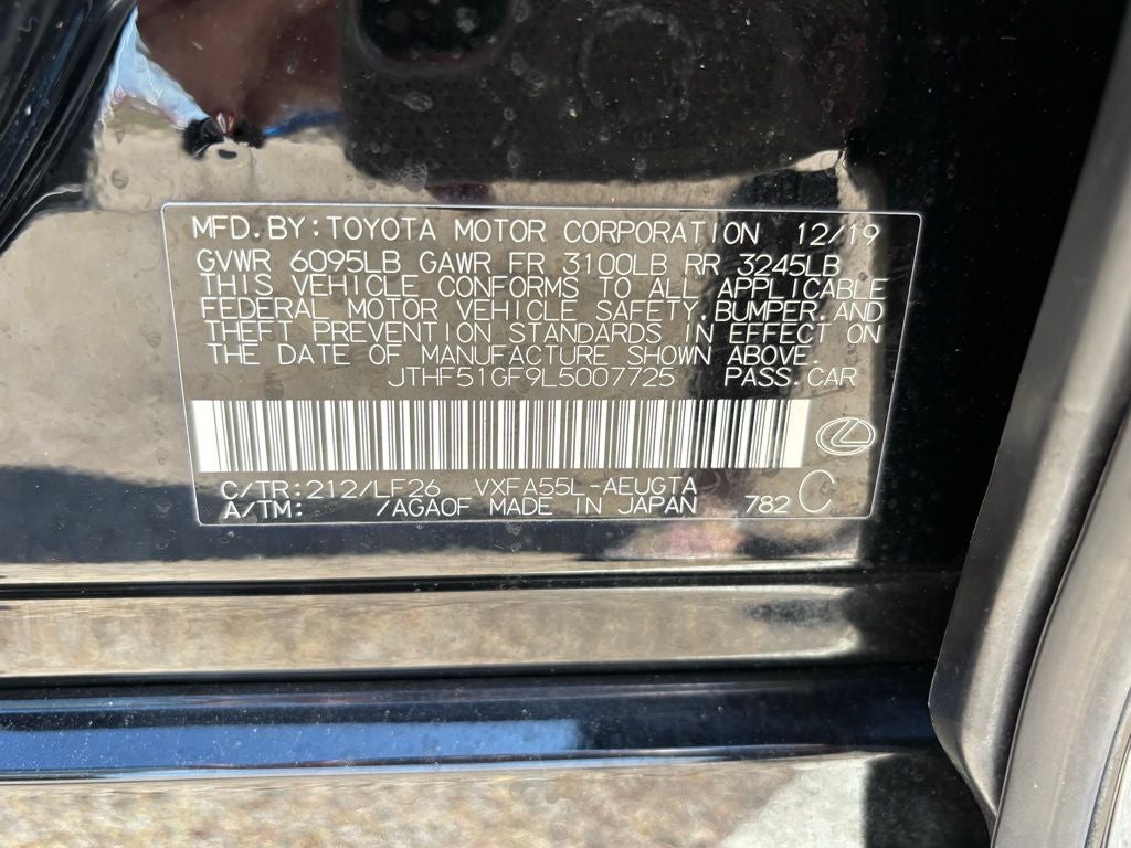 2020 Lexus LS 500 F Sport