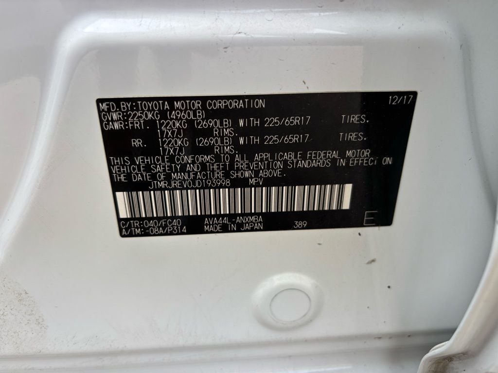 2018 Toyota RAV4 Hybrid XLE