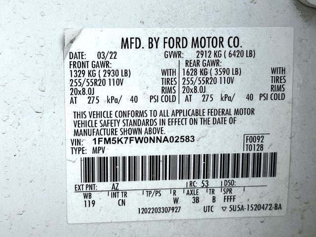 2022 Ford Explorer Limited
