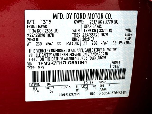 2020 Ford Explorer Limited