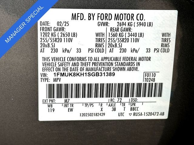 2025 Ford Explorer ST-Line
