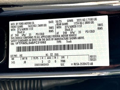 2025 Ford F-150 Lariat