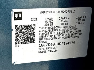 2024 Chevrolet Malibu LT 1LT