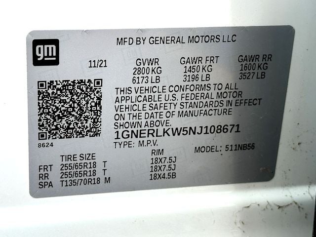 2022 Chevrolet Traverse LS w/1FL