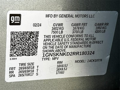 2024 Chevrolet Tahoe LT