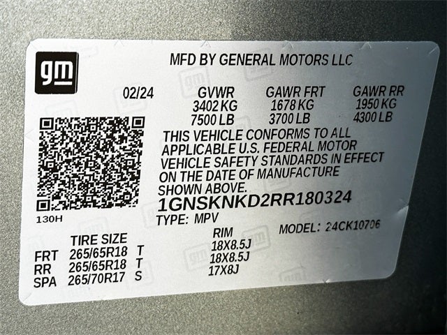 2024 Chevrolet Tahoe LT