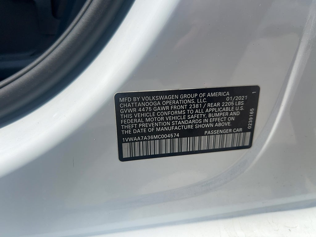 2021 Volkswagen Passat 2.0T S