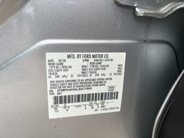 2020 Ford Edge Titanium