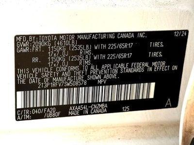 2025 Toyota RAV4 XLE