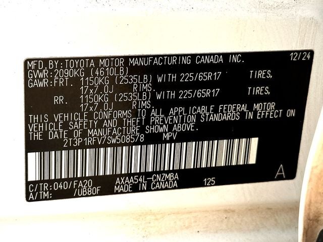 2025 Toyota RAV4 XLE