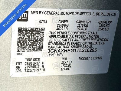 2026 Chevrolet Equinox LT