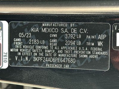 2023 Kia Forte LXS
