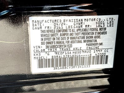 2024 Nissan Sentra SV