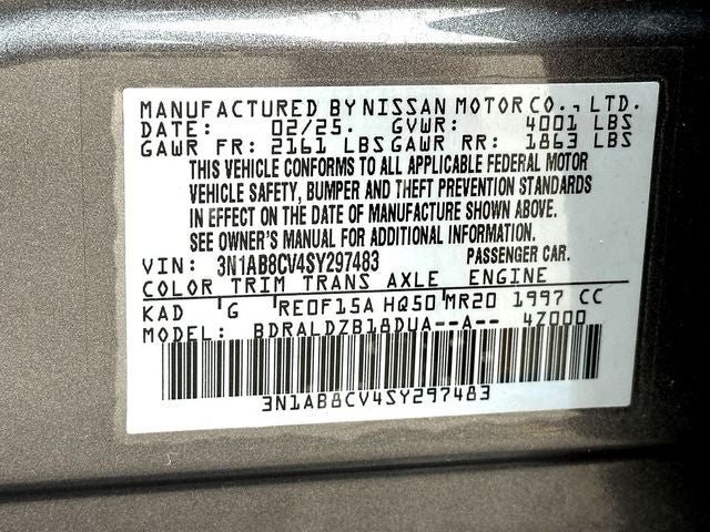 2025 Nissan Sentra SV