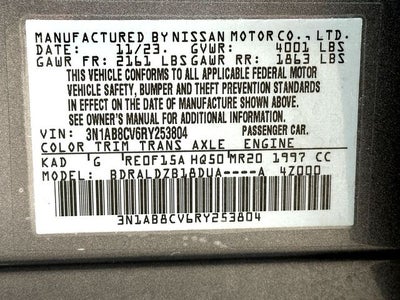 2024 Nissan Sentra SV