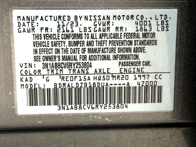 2024 Nissan Sentra SV
