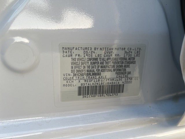 2024 Nissan Versa 1.6 SR