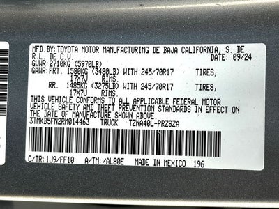 2024 Toyota Tacoma SR5