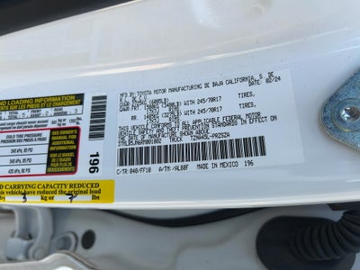 2024 Toyota Tacoma 4WD SR5