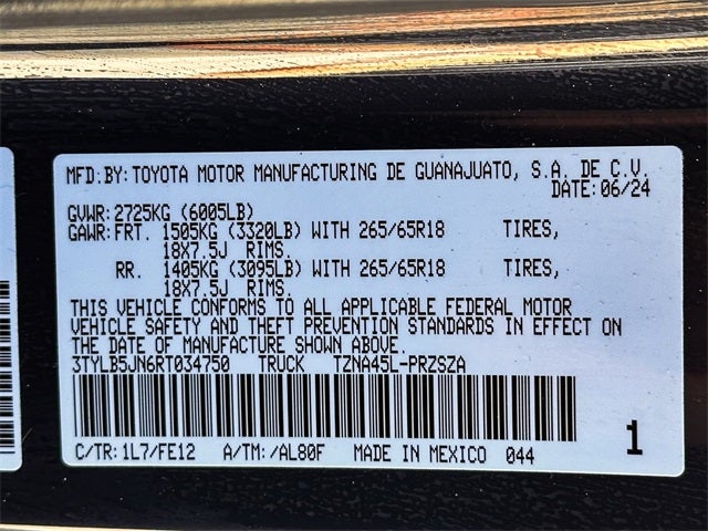 2024 Toyota Tacoma TRD Sport