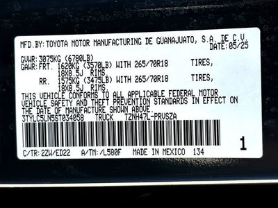 2025 Toyota Tacoma Hybrid TRD Pro