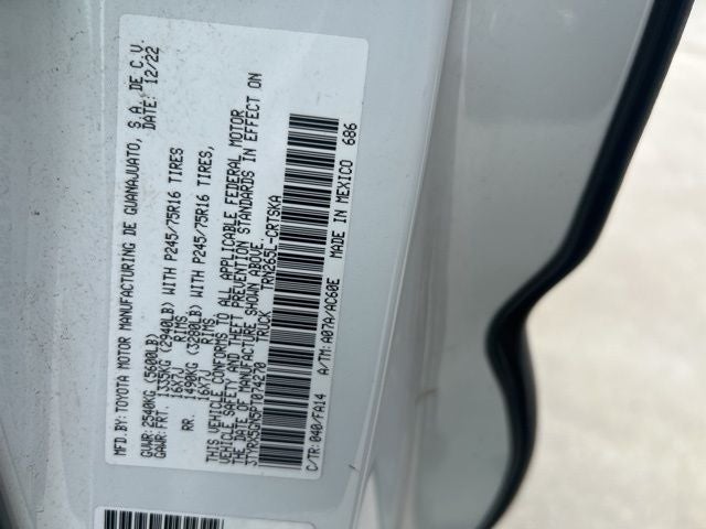 2023 Toyota Tacoma SR