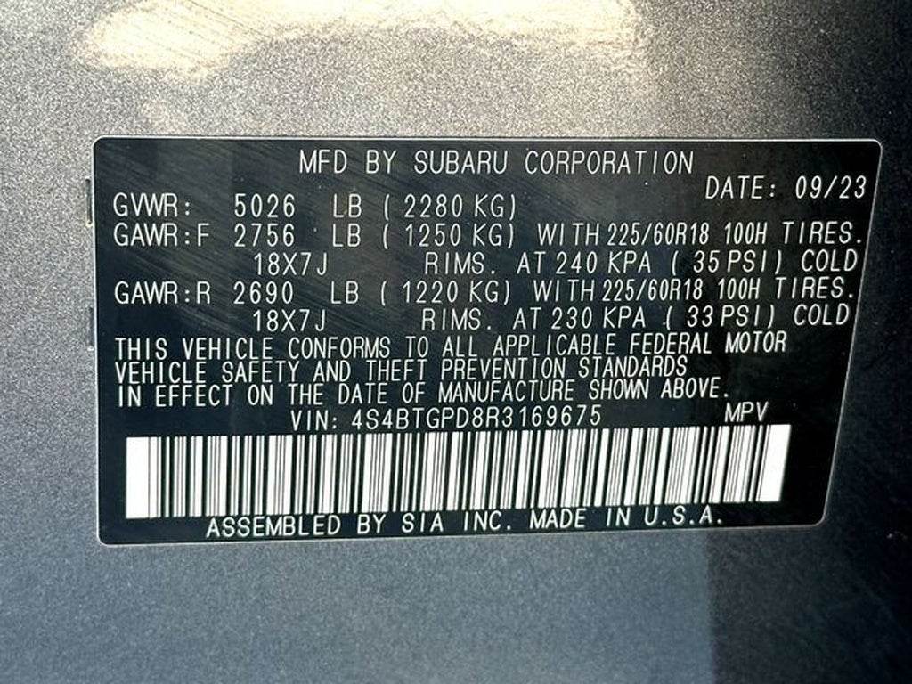 2024 Subaru Outback Touring XT
