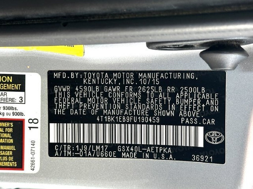 2015 Toyota Avalon Limited