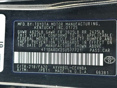 2025 Toyota Camry LE