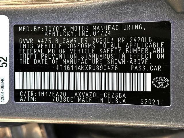 2024 Toyota Camry SE