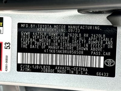 2024 Toyota Camry XSE