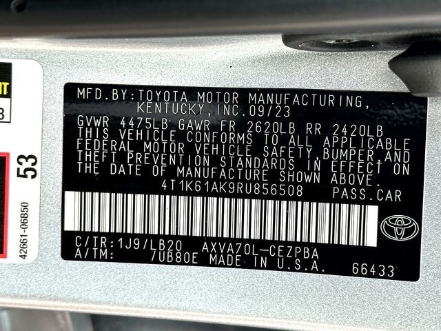 2024 Toyota Camry XSE