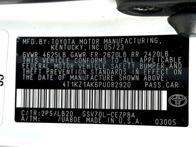 2023 Toyota Camry XSE V6