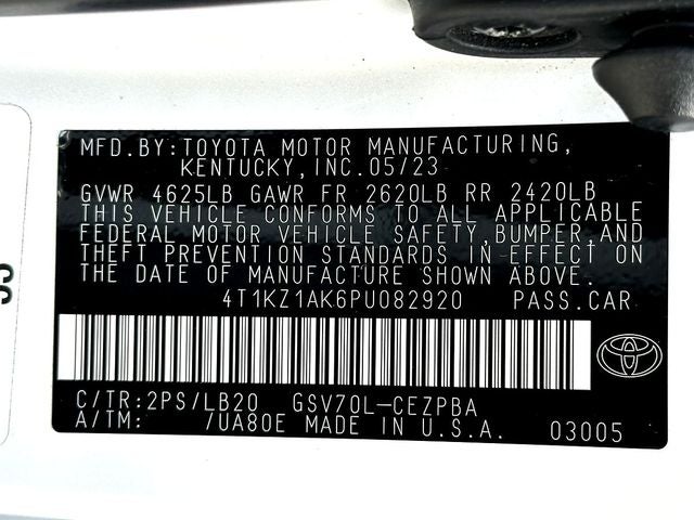 2023 Toyota Camry XSE V6